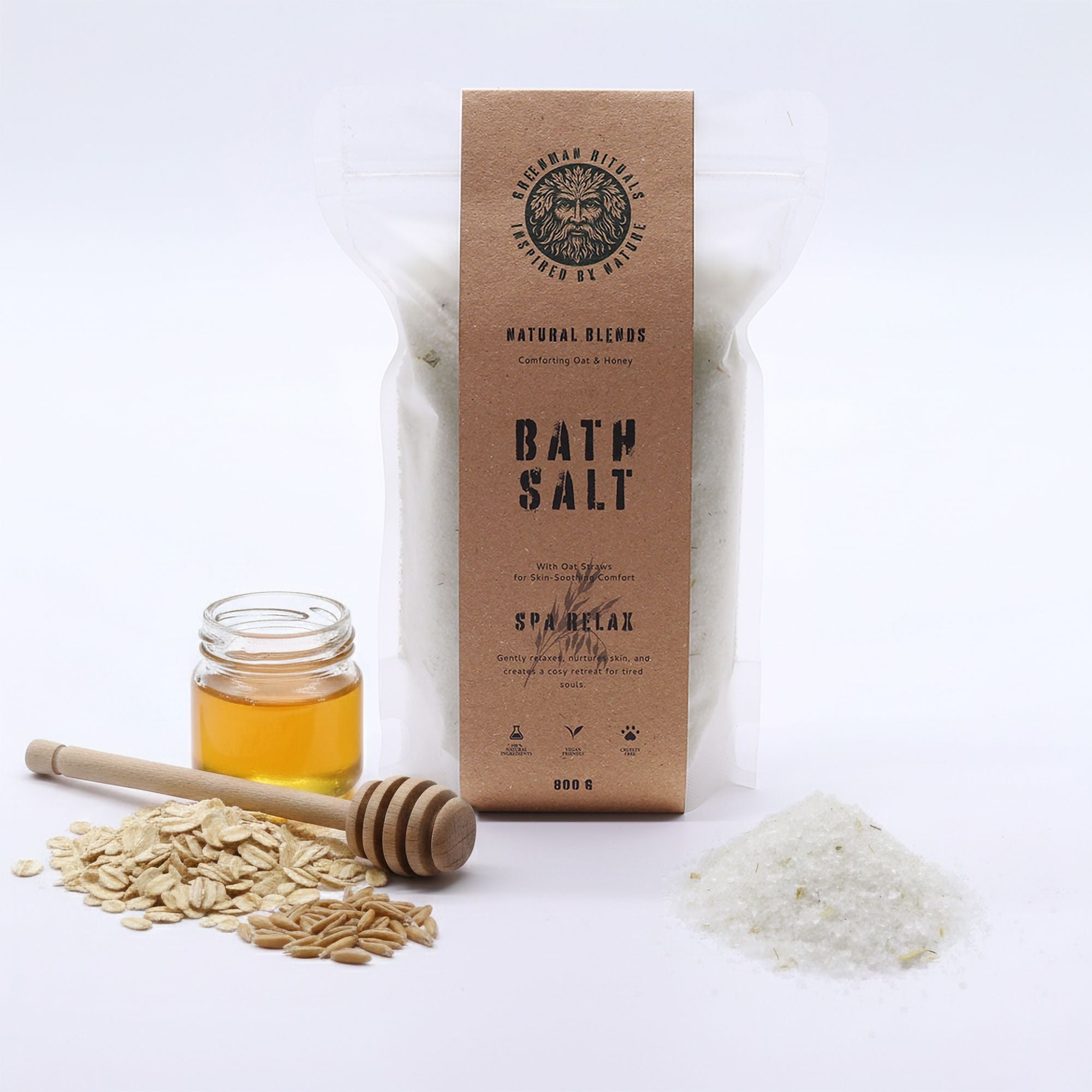Oat & Honey Spa Bath Salt – Greenman Rituals