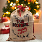 25th December - Jute Santa Sack